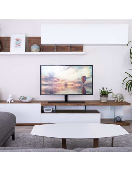 Soporte de mesa de aluminio para pantallas 32"-65"