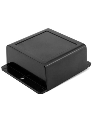 CAJA DE PARED NEGRA  82x69x30mm CON ALETAS