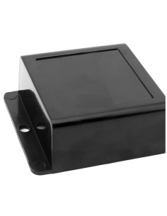 CAJA DE PARED NEGRA  82x69x30mm CON ALETAS 2