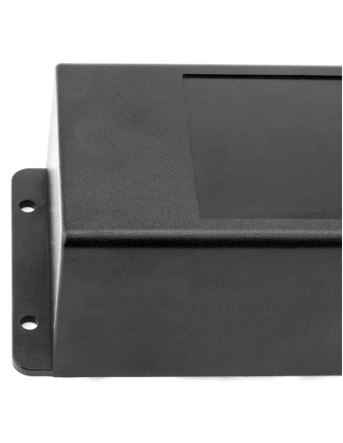 CAJA DE PARED ABS NEGRA 133x69x45mm CON ALETAS