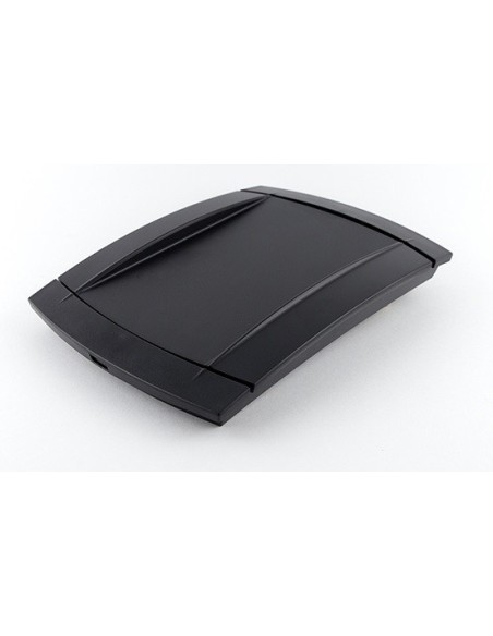 CAJA DE PARED ABS NEGRA 172X130X25 APERTURA LATERAL