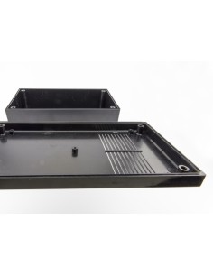 CAJA EN ABS NEGRA 200X112X71mm CON AIREACION 2