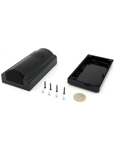 CAJA DE PLASTICO NEGRA ABS 127X67X51mm IDEAL ALARMA