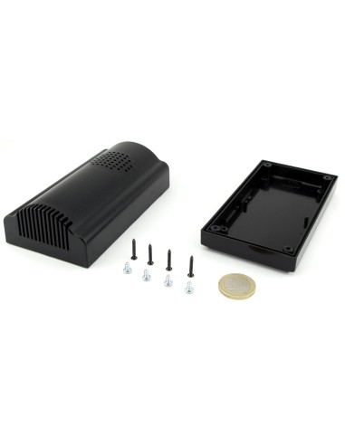 CAJA DE PLASTICO NEGRA ABS 127X67X51mm IDEAL ALARMA