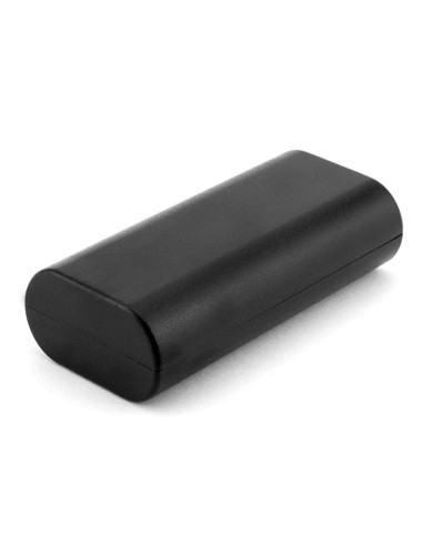 CAJA OVALADA ABS NEGRA 78x37x21mm. PARA MANO