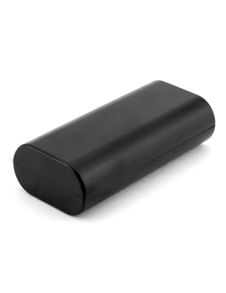 CAJA OVALADA ABS NEGRA 78x37x21mm. PARA MANO