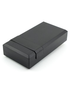 CAJA PLASTICO NEGRA EN ABS 125x67x31mm