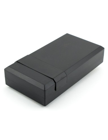 CAJA PLASTICO NEGRA EN ABS 125x67x31mm