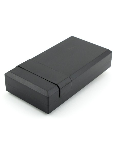 CAJA PLASTICO NEGRA EN ABS 125x67x31mm