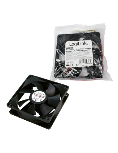 Ventilador para PC 120x120x25mm 12V CON CONECTOR MOLEX