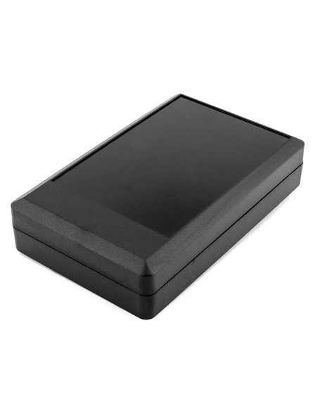 CAJA PLASTICO ABS NEGRA 144X90X30mm CON TORNILLOS
