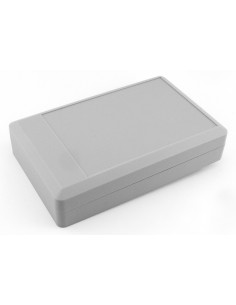 CAJA PLASTICO ABS GRIS 144X90X30mm CON TORNILLOS