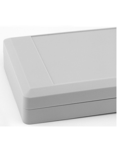 CAJA PLASTICO ABS GRIS 144X90X30mm CON TORNILLOS