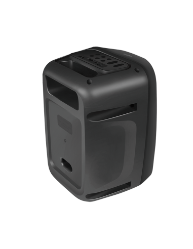 Altavoz móvil Bluetooth con luz negro