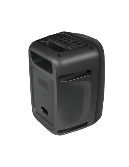 Altavoz móvil Bluetooth con luz negro