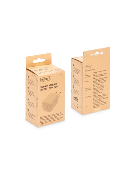 Cargador USB-C, 2 puertos