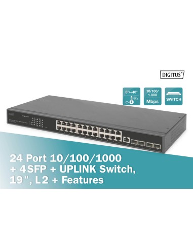 Switch de 24 puertos 10/100/1000