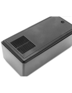 CAJA SUPERTRONIC PLASTICO NEGRA 121X56X42mm CON SALIDA DE AIRE