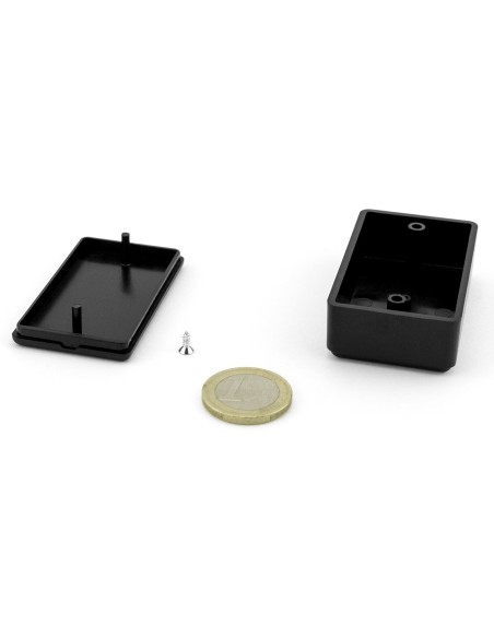CAJA PLASTICO ABS NEGRA 58X35X21mm