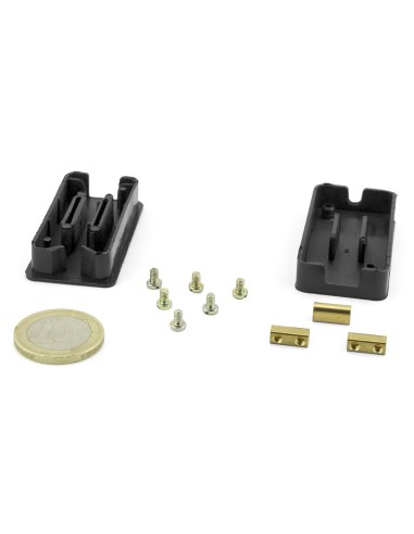 CAJA MINIATURA ABS 49X25X11mm NEGRA IDEAL PARA EMPALMES ELECTRICOS