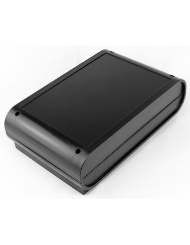 CAJA PLASTICO NEGRA 218X140X55mm SOBREMESA