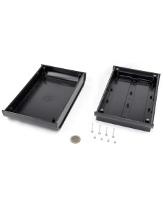 CAJA PLASTICO NEGRA 218X140X55mm SOBREMESA 2
