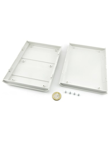 CAJA PLASTICO BLANCA 170X130X35mm SOBREMESA