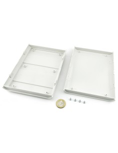 CAJA PLASTICO GRIS 170X130X35mm SOBREMESA 2