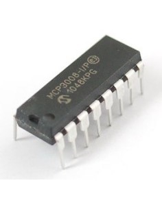 CONVERSOR (ADC) ANALOGICO-DIGITAL 10 BITS DE RESOLUCION & 8 CANALES COMPATIBLE CON Raspberry Pi O SIMILAR