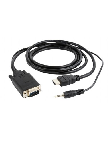 CABLE HDMI A VGA CON AUDIO 1.8