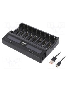 CARGADOR 8 BATERIAS LI-ION - NI-MH - NI-CD  AUTOMATICO