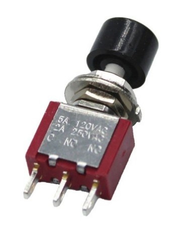 PULSADOR ON-(ON) SPDT 2A-250VAC