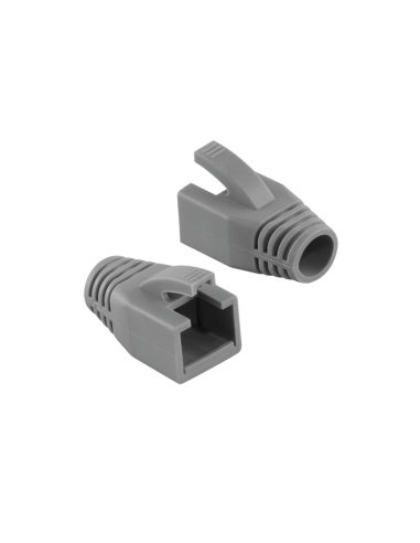 Bolsa 10x funda RJ45 8mm gris
