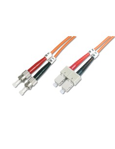 Cable de conexión de fibra óptica de 2m multimode, ST/SC
