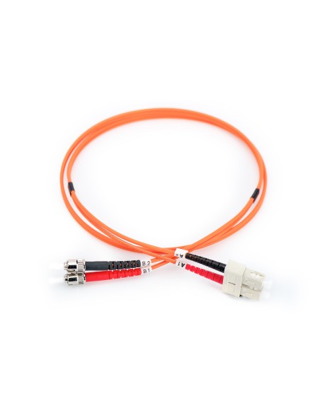 Cable de conexión de fibra óptica de 2m multimode, ST/SC
