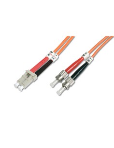 Cable de conexión de fibra óptica de 2m multimode, LC/ST