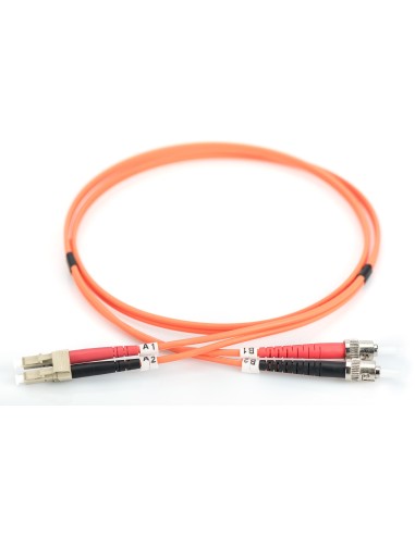 Cable de conexión de fibra óptica de 2m multimode, LC/ST