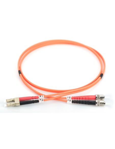 Cable de conexión de fibra óptica de 2m multimode, LC/ST