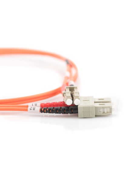 Cable de conexión multimode de 3m de fibra óptica, LC/SC