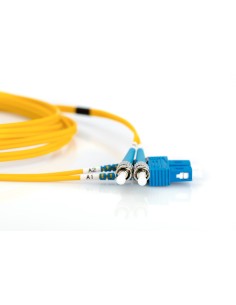 Cable de conexión de fibra óptica modo único de 2m , ST/SC 2