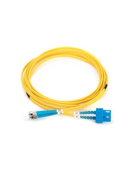 Cable de conexión de fibra óptica modo único de 2m , ST/SC