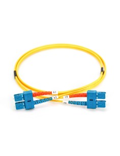 Cable de conexión modo único de fibra óptica de 3m, SC/SC 2