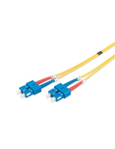 Cable de conexión modo único de fibra óptica 5m, SC/SC
