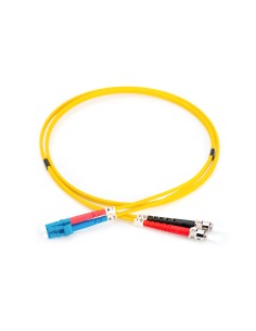 Cable de conexión modo único de fibra óptica de 2m, LC/ST 2