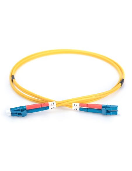 Cable de conexión modo único de fibra óptica de 3m, LC/LC