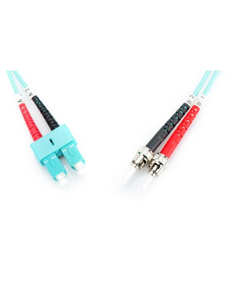 Cable de conexión de fibra óptica multimode OM 3, ST/SC
