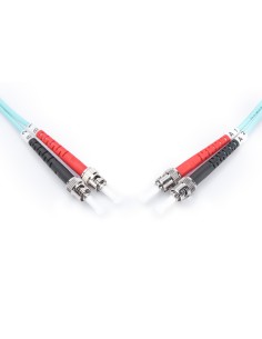 Cable de conexión de fibra óptica de 2m, multimode OM 3, ST/ST 2