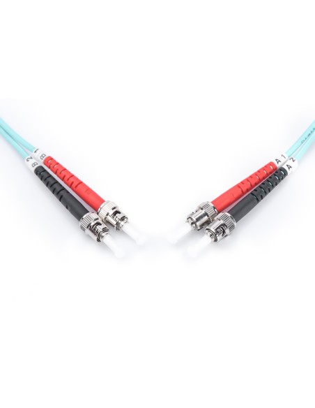 Cable de conexión de fibra óptica multimode OM 3, ST/ST