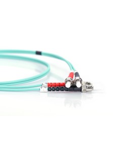 Cable de conexión de fibra óptica de 5m, multimode OM 3, ST/ST 2