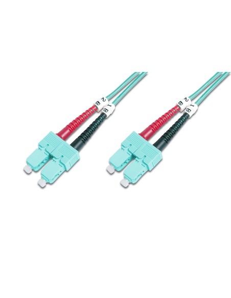 Cable de conexión de fibra óptica multimode OM 3, SC/SC